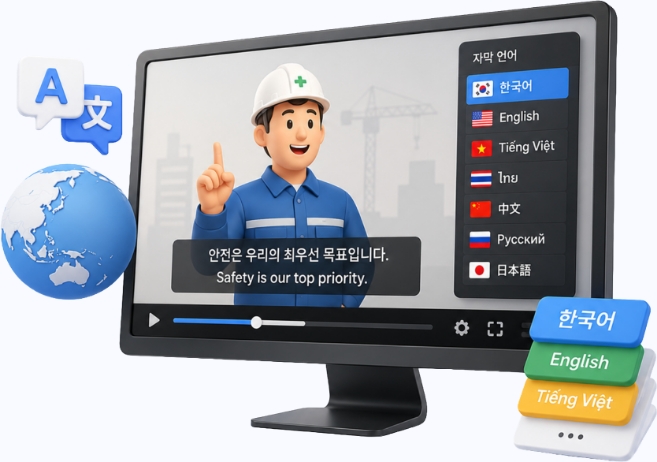 다국어 자막